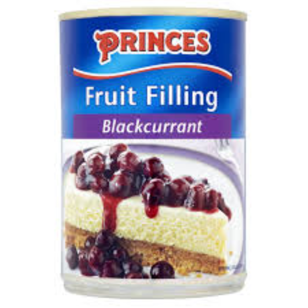 PRINCES BLACKCURRANT FRUIT FILLING 410G